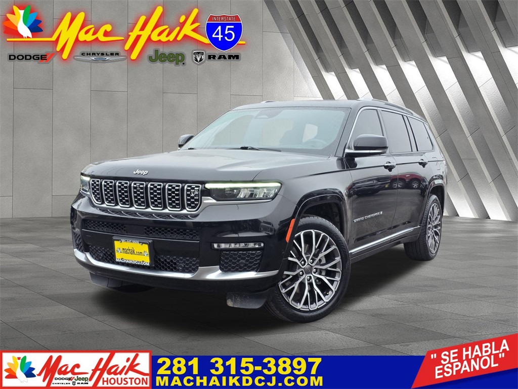 2021 Jeep Grand Cherokee L Summit Black at Big Star Chrysler Jeep Dodge Ram 