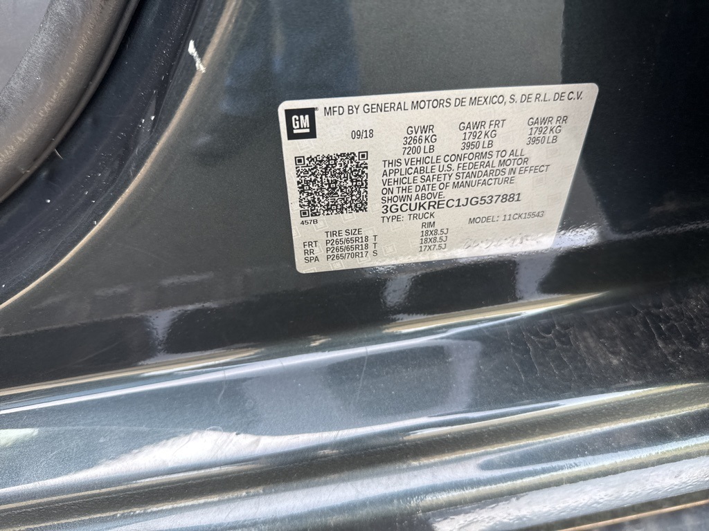 2018 Chevrolet Silverado 1500