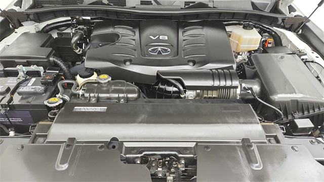 2023 INFINITI QX80 LUXE White at Mac Haik CDJR North Houston