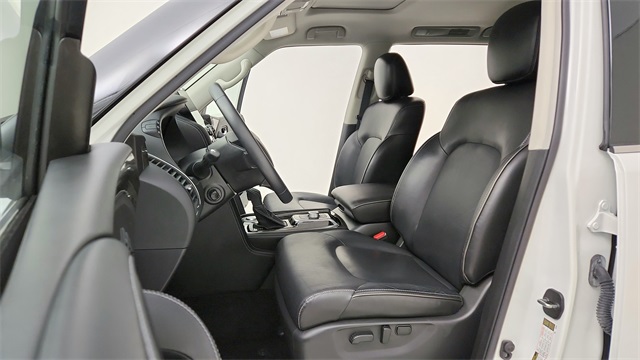 2023 INFINITI QX80 LUXE White at Mac Haik CDJR North Houston