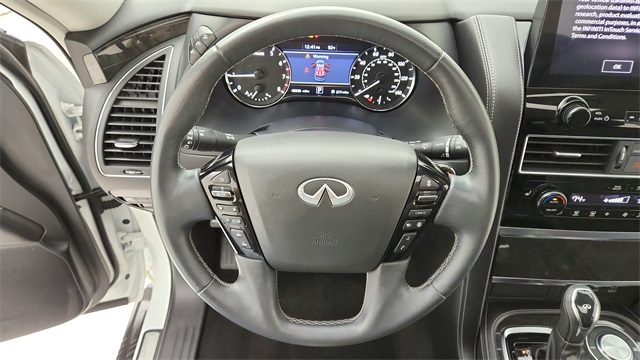 2023 INFINITI QX80 LUXE White at Mac Haik CDJR North Houston