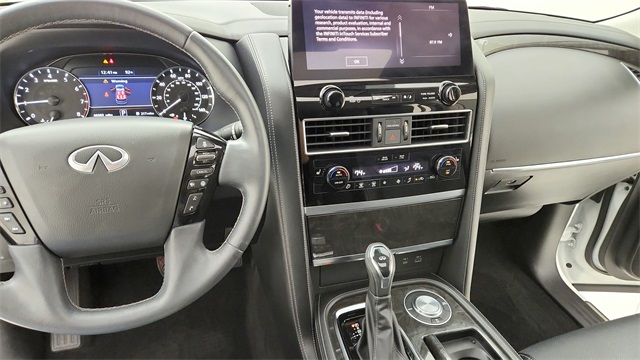 2023 INFINITI QX80 LUXE White at Mac Haik CDJR North Houston