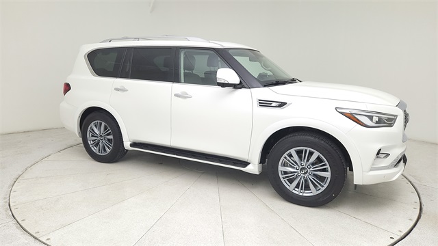 2023 INFINITI QX80 LUXE White at Mac Haik CDJR North Houston