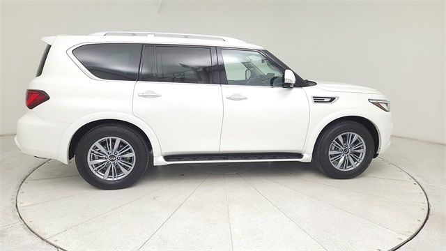 2023 INFINITI QX80 LUXE White at Mac Haik CDJR North Houston