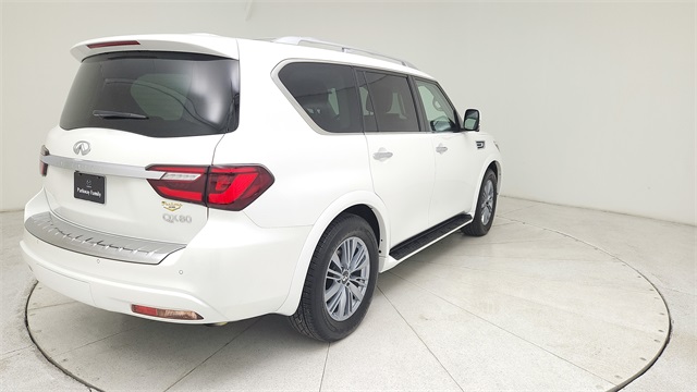 2023 INFINITI QX80 LUXE White at Mac Haik CDJR North Houston