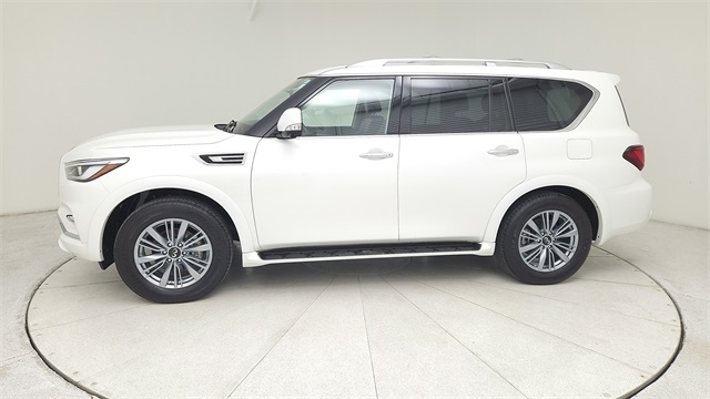 2023 INFINITI QX80 LUXE White at Mac Haik CDJR North Houston