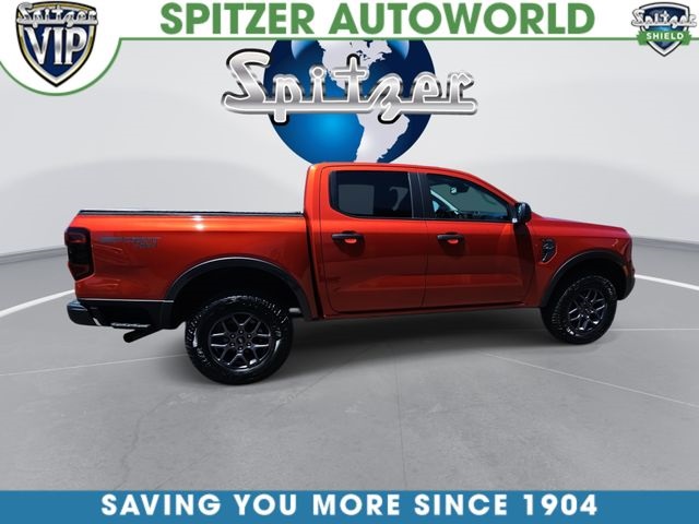 Hot Pepper Red Metallic Tinted Clearcoat 2024 Ford Ranger Pickup Truck Four-Wheel Drive Automatic