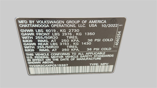 2023 Volkswagen Atlas