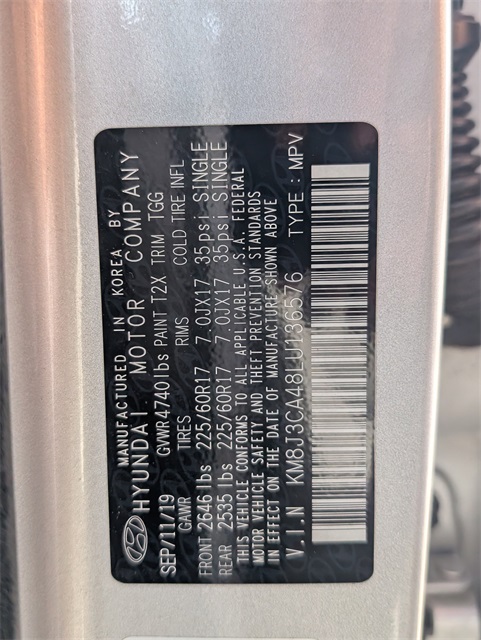 2020 Hyundai Tucson Value Silver at DeMontrond Gulf Freeway