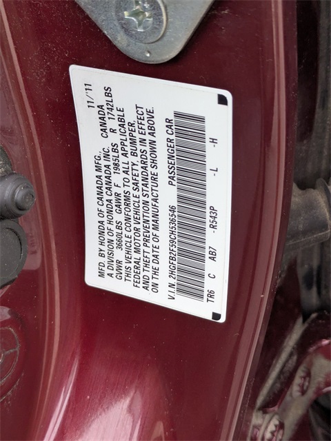 2012 Honda Civic LX  at Baytown Hyundai