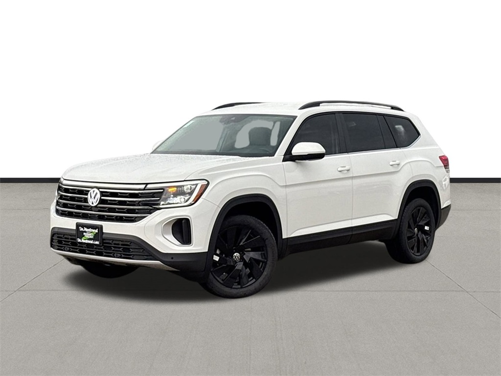 2025 Volkswagen Atlas 2.0T SE w/Technology White at DeMontrond Automotive Group