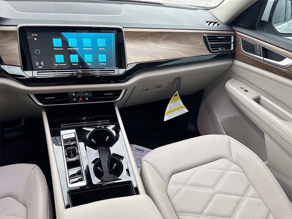 2025 Volkswagen Atlas 2.0T SE w/Technology White at DeMontrond Automotive Group