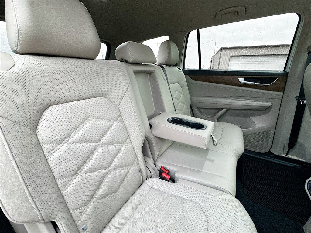 2025 Volkswagen Atlas 2.0T SE w/Technology White at DeMontrond Automotive Group