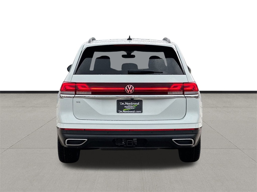 2025 Volkswagen Atlas 2.0T SE w/Technology White at DeMontrond Automotive Group