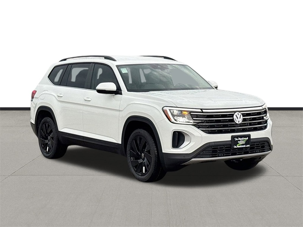 2025 Volkswagen Atlas 2.0T SE w/Technology White at DeMontrond Automotive Group