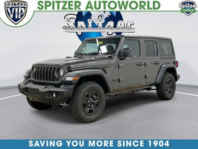 Gray (Granite Crystal Metallic Clearcoat) 2026 Jeep Wrangler SUV / Crossover Four-Wheel Drive 8-Speed Automatic