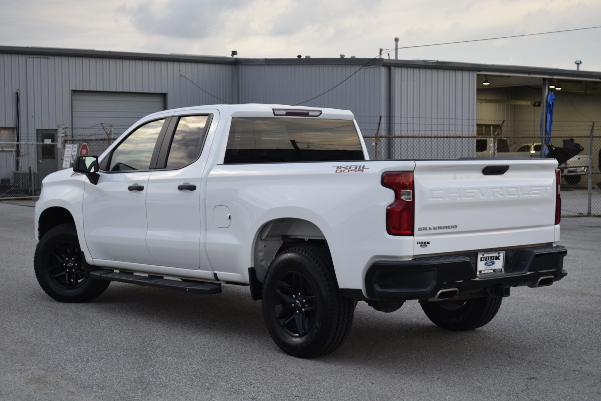 2019 Chevrolet Silverado 1500 Custom Trail Boss White at Emmons Autoplex