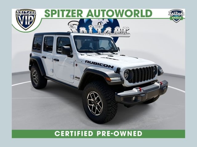 Bright White Clearcoat 2024 Jeep Wrangler SUV / Crossover Four-Wheel Drive 8-Speed Automatic