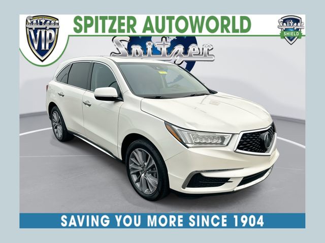 White Diamond Pearl 2018 Acura MDX SUV / Crossover All-Wheel Drive 9-Speed Automatic