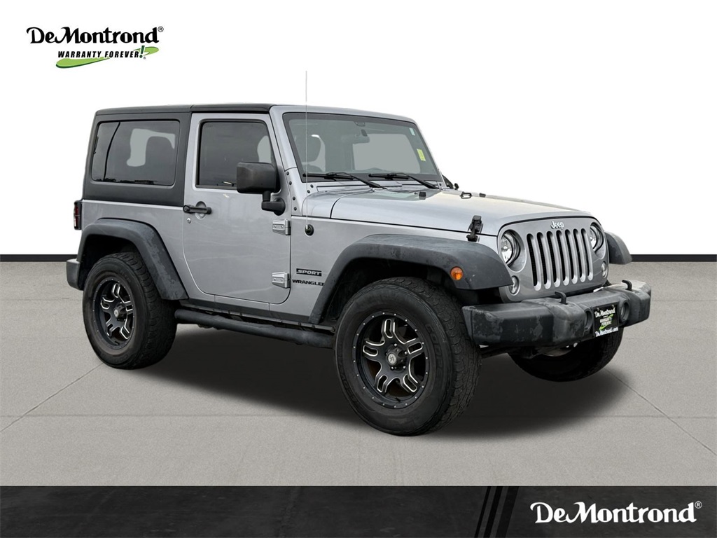 2015 Jeep Wrangler Sport Silver at DeMontrond Auto Country