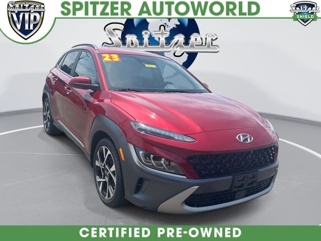 Ultimate Red 2023 Hyundai Kona SUV / Crossover All-Wheel Drive Automatic