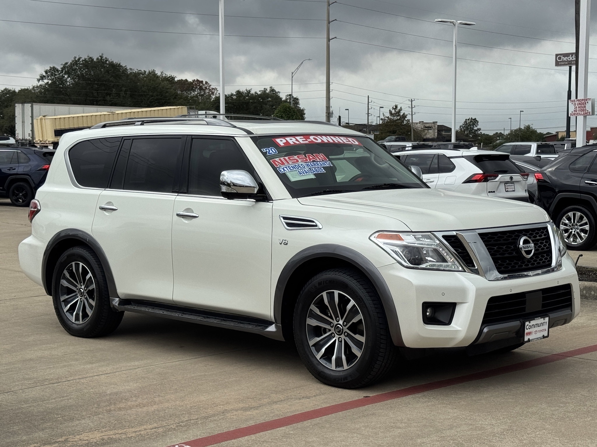 2020 Nissan Armada SL White at Bayway Cadillac of The Woodlands