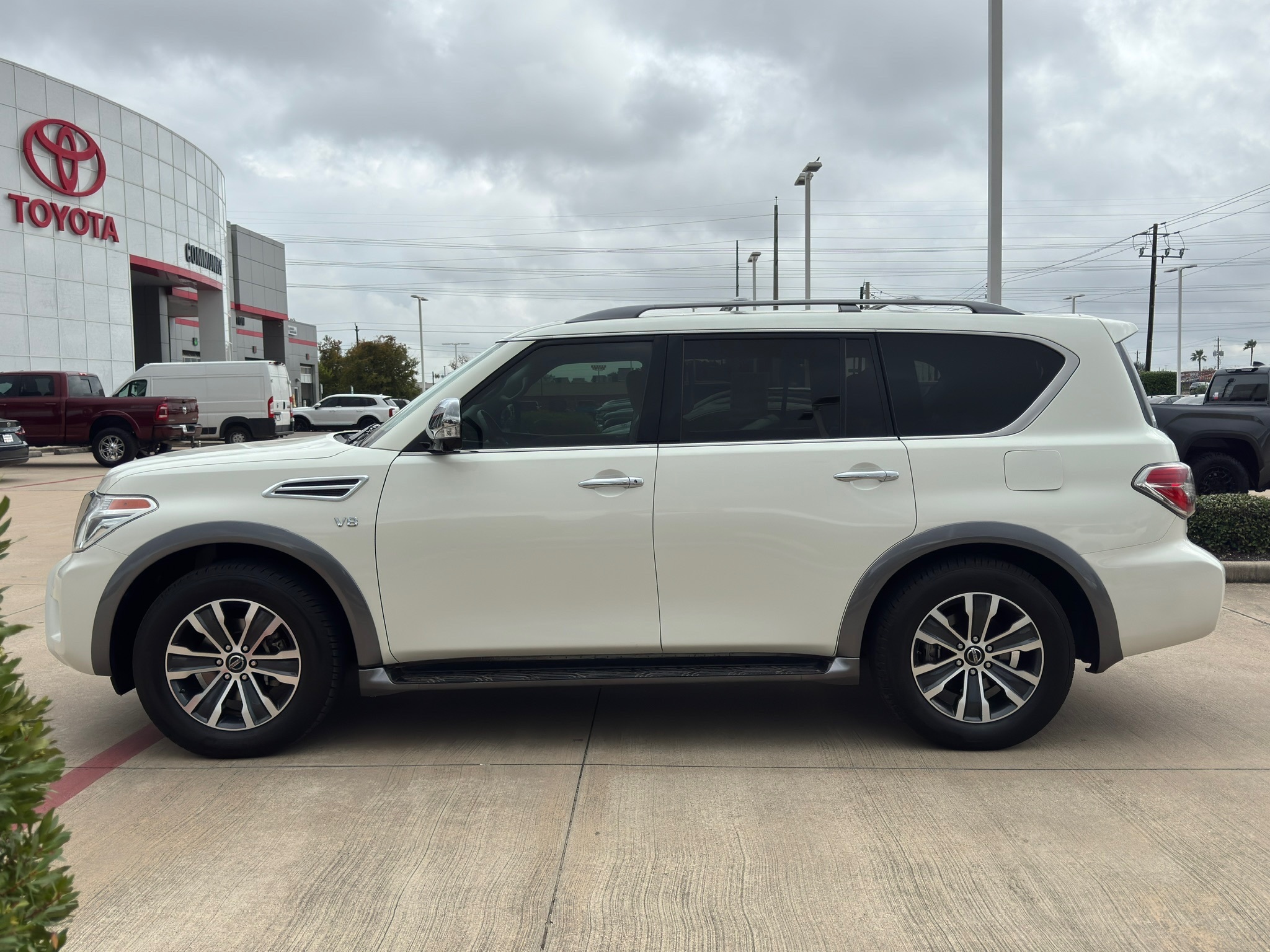 2020 Nissan Armada SL White at Bayway Cadillac of The Woodlands