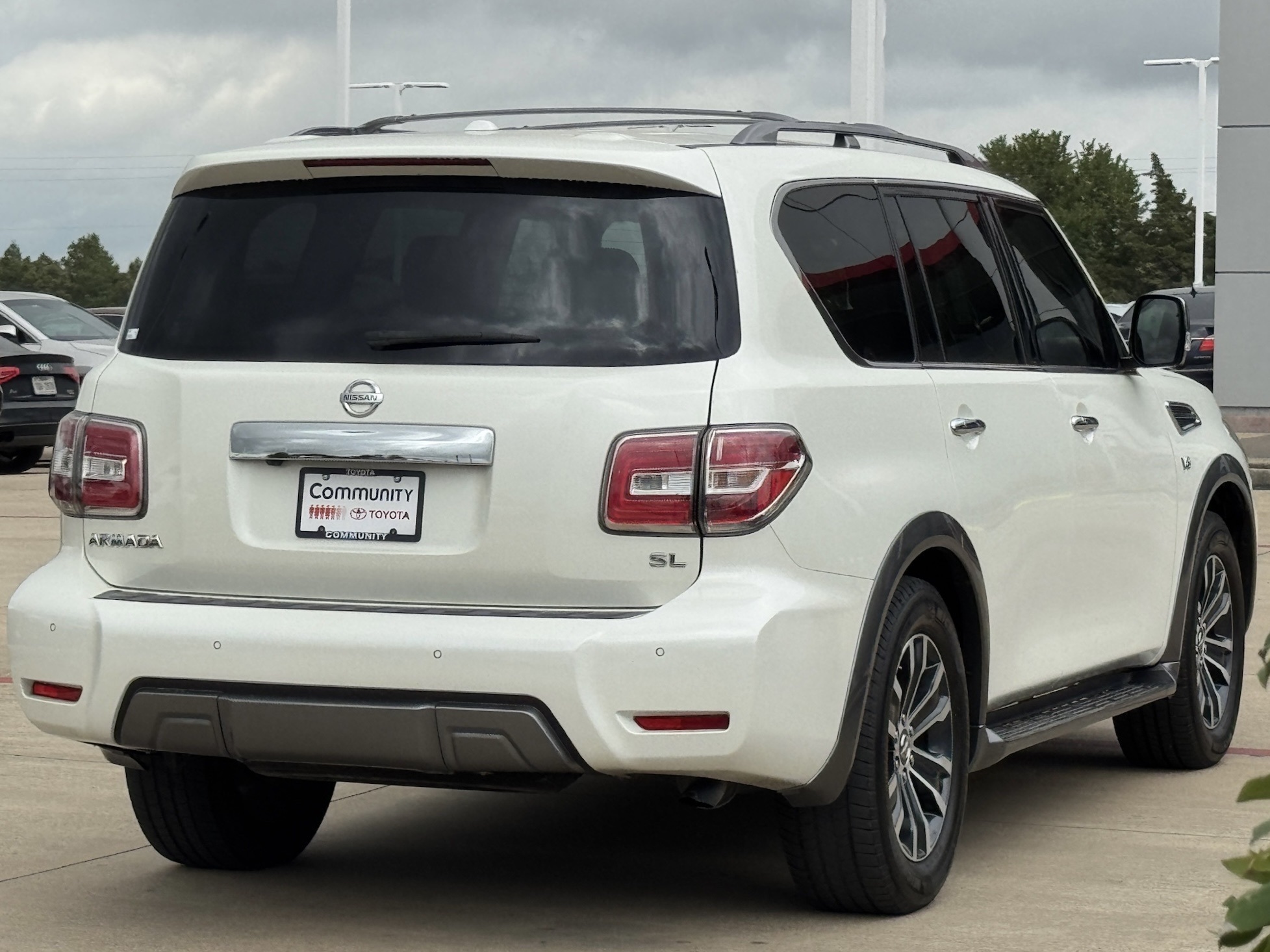 2020 Nissan Armada SL White at Bayway Cadillac of The Woodlands