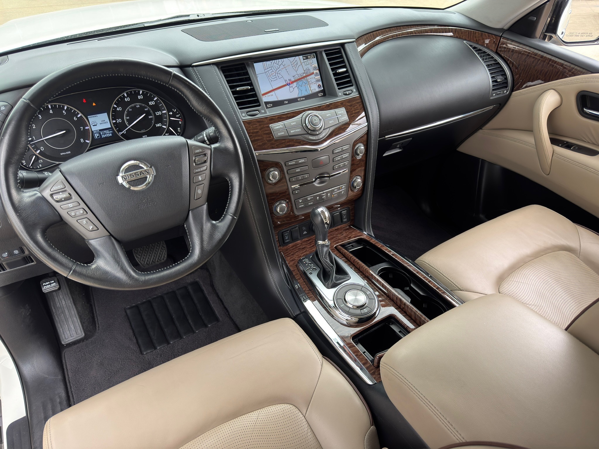 2020 Nissan Armada SL White at Bayway Cadillac of The Woodlands