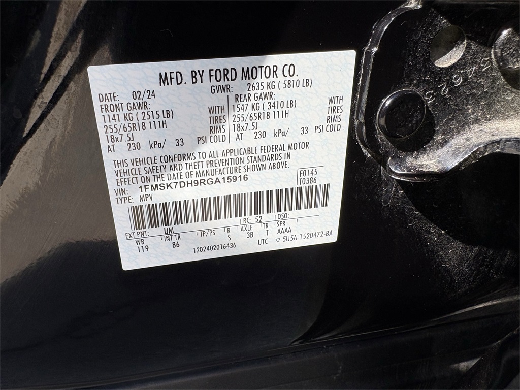 2024 Ford Explorer XLT Black at Tom Peacock Cadillac