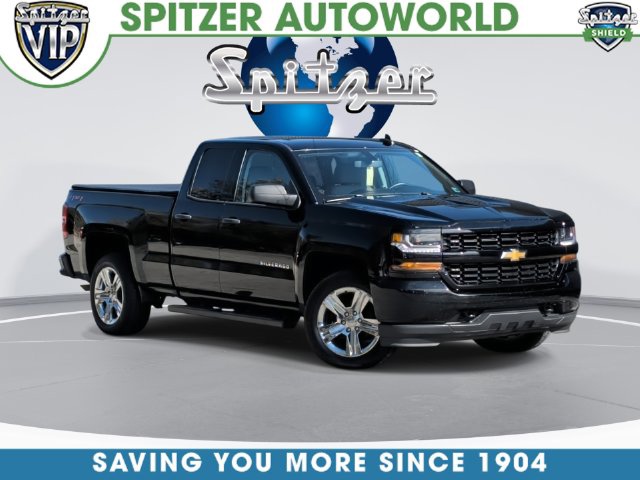 Black 2018 Chevrolet Silverado 1500 Pickup Truck Four-Wheel Drive Automatic
