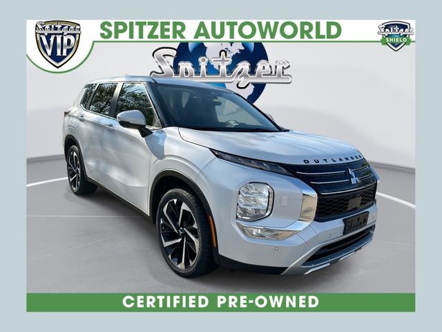 White Diamond 2024 Mitsubishi Outlander SE S-AWC SUV / Crossover All-Wheel Drive Continuously Variable Transmission
