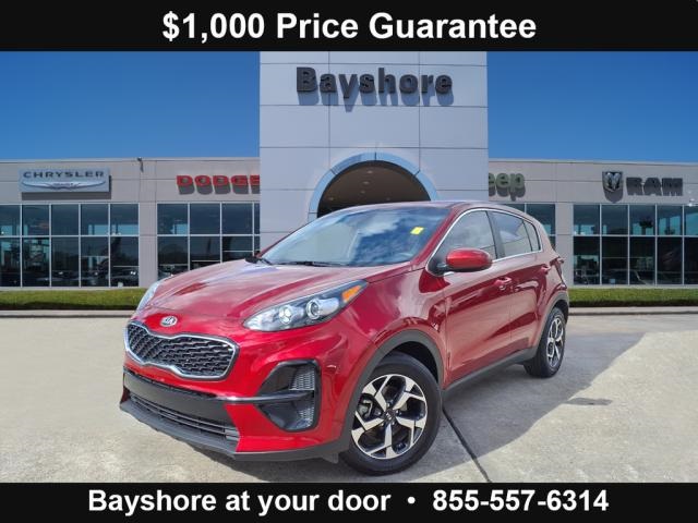 2021 Kia Sportage LX Red at DeMontrond Ford