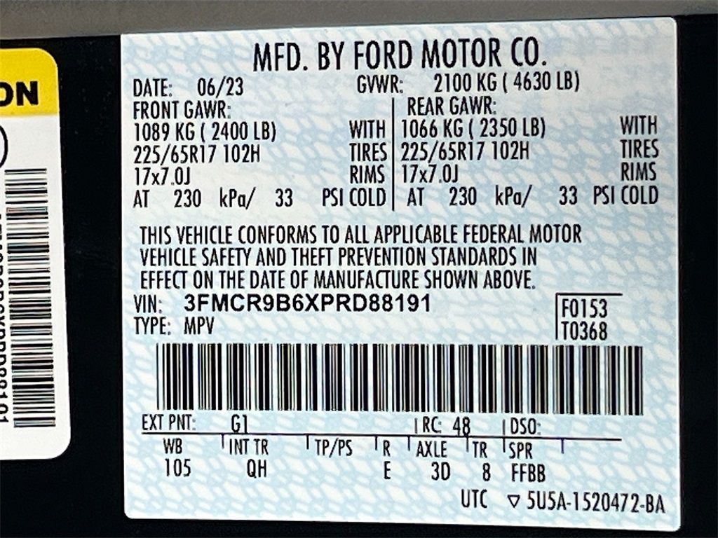 2023 Ford Bronco Sport Big Bend Black at DeMontrond Ford