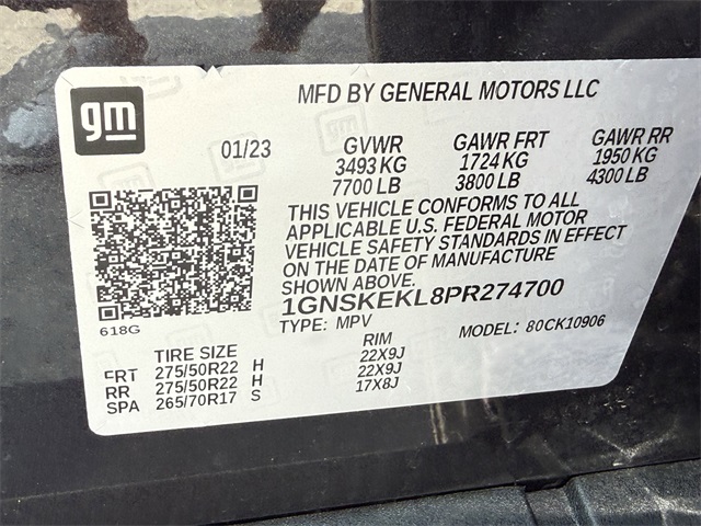 2023 Chevrolet Suburban RST Gray at Central Houston Nissan