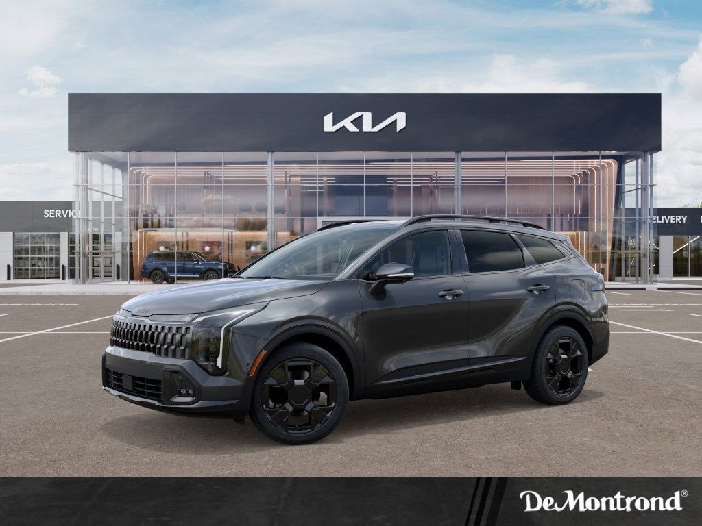 2026 Kia Sportage Plug-In Hybrid X-Line Prestige Gray at DeMontrond Automotive Group