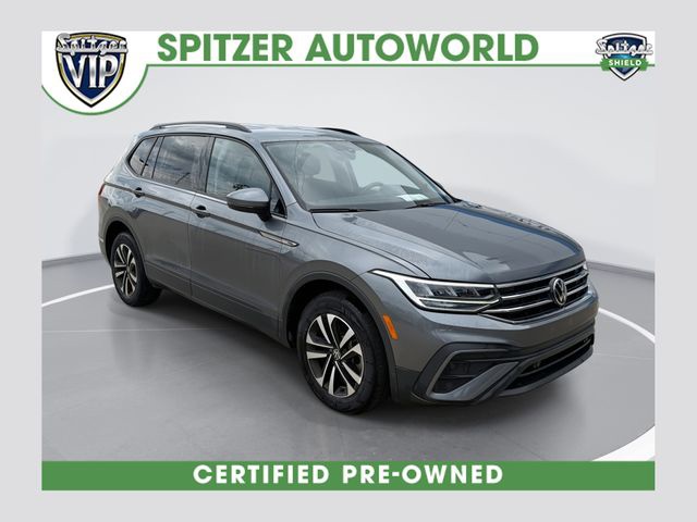 Platinum Gray Metallic 2023 Volkswagen Tiguan SUV / Crossover Front-Wheel Drive 8-Speed Automatic