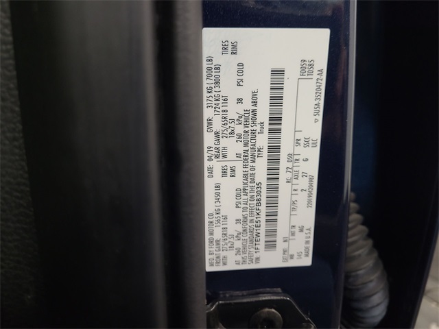 2019 – Ford – F-150