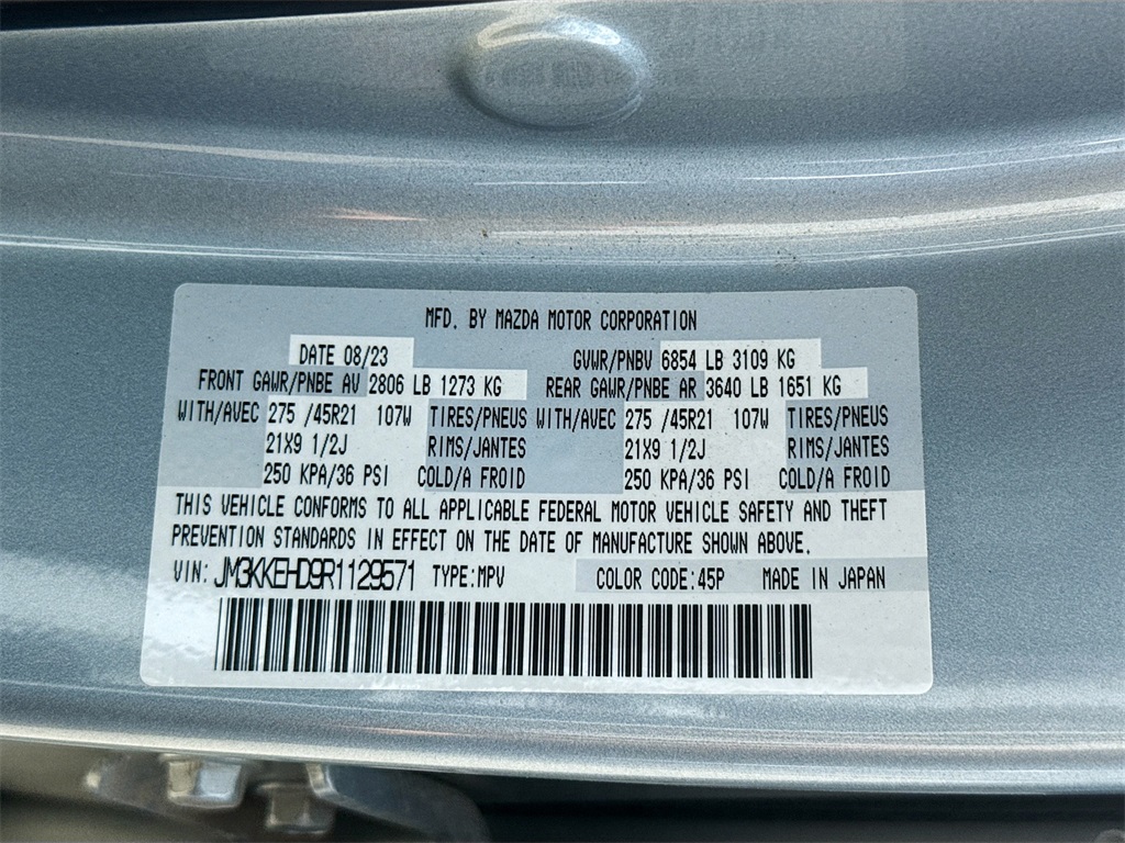 2024 Mazda CX-90 3.3 Turbo Premium Plus Silver at DeMontrond Mazda