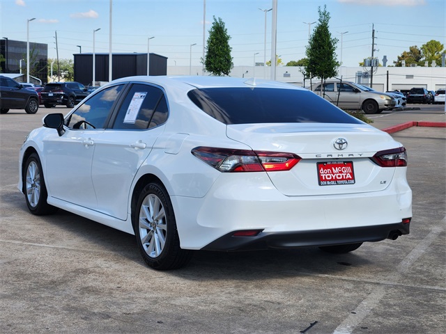 2024 Toyota Camry LE White at Tom Peacock Cadillac