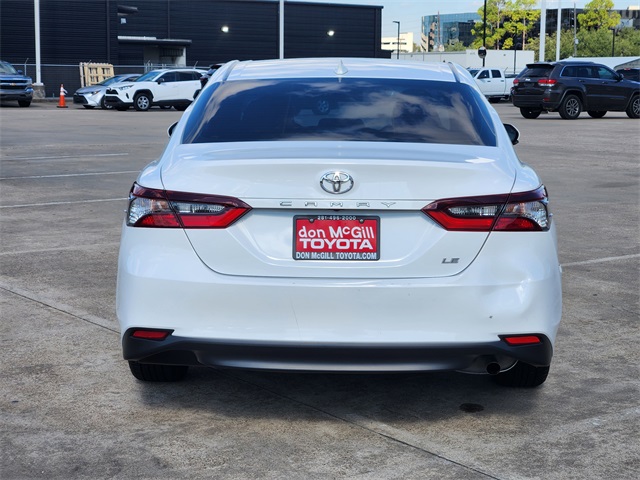 2024 Toyota Camry LE White at Tom Peacock Cadillac