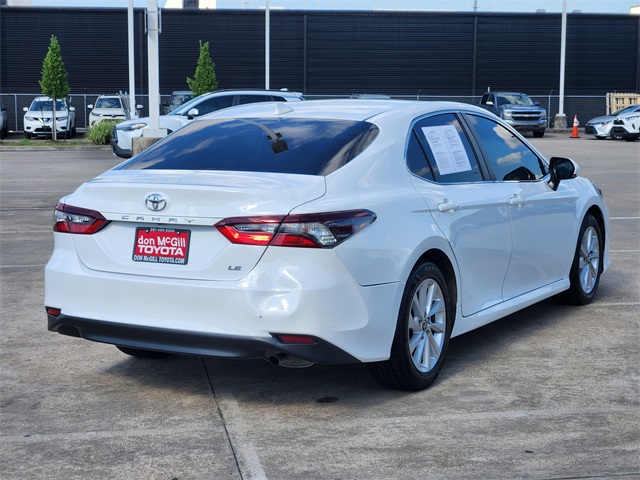 2024 Toyota Camry LE White at Tom Peacock Cadillac