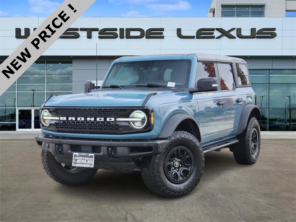 2023 Ford Bronco Wildtrak Blue at Classic Chevrolet Galveston