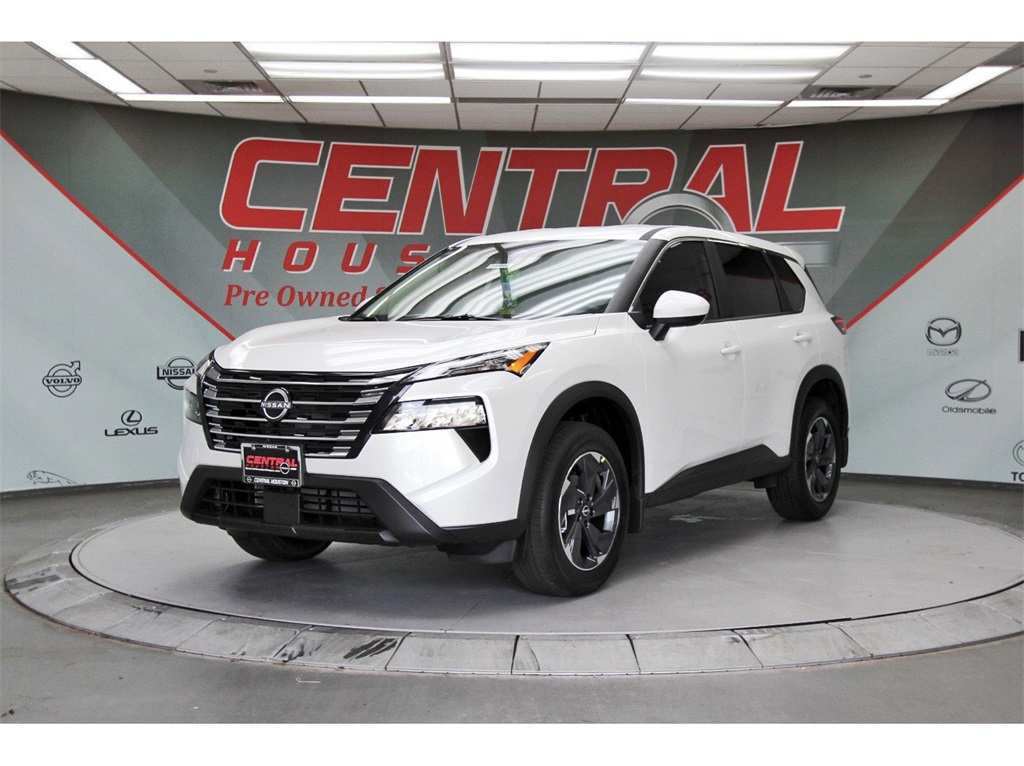 2026 Nissan Rogue SV White at South Houston Nissan