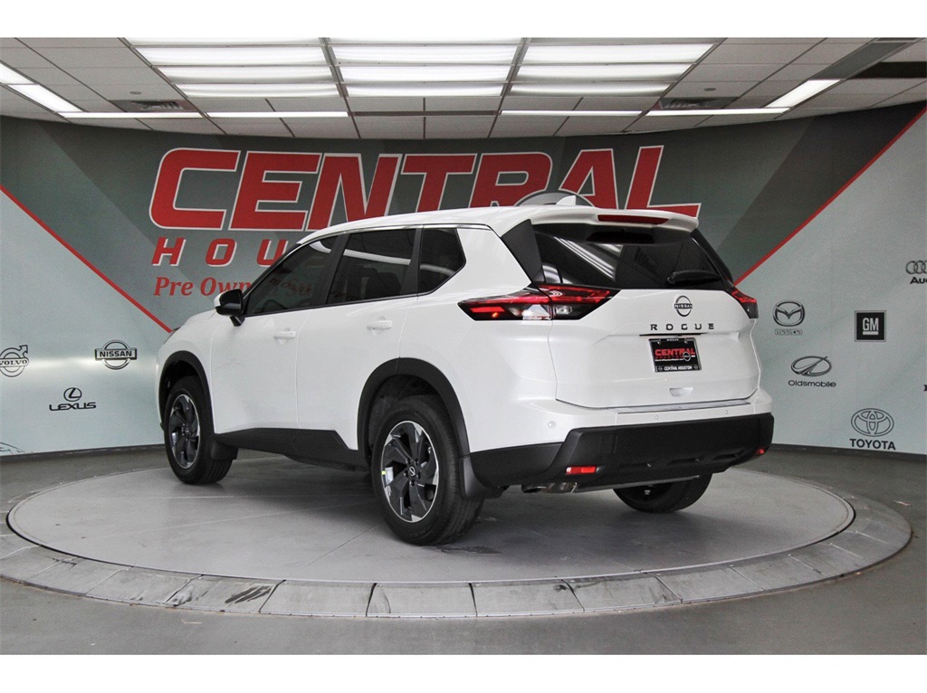2026 Nissan Rogue SV White at South Houston Nissan