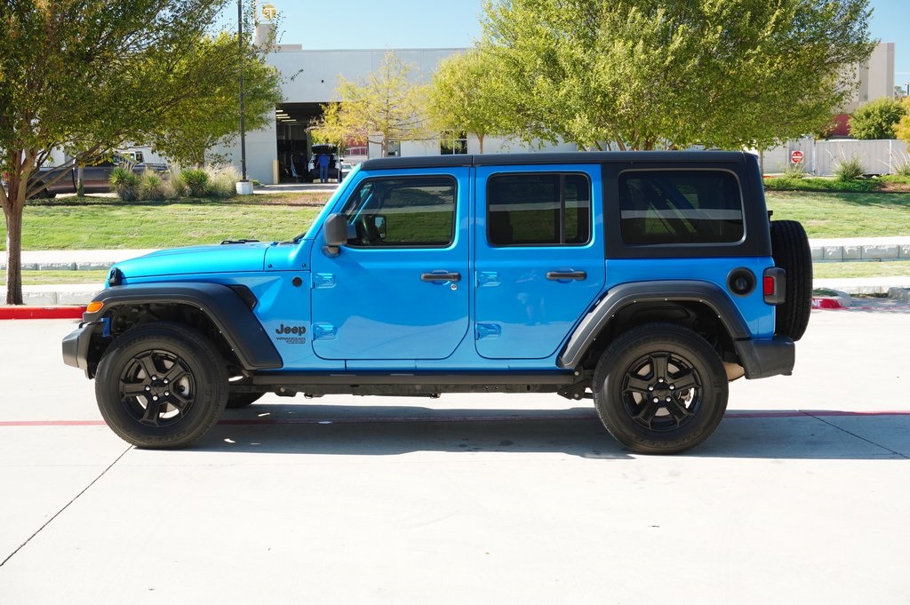 Used Car 2021 Jeep Wrangler  Unlimited Sport S For Sale Under $30,000 In Weatherford, Texas