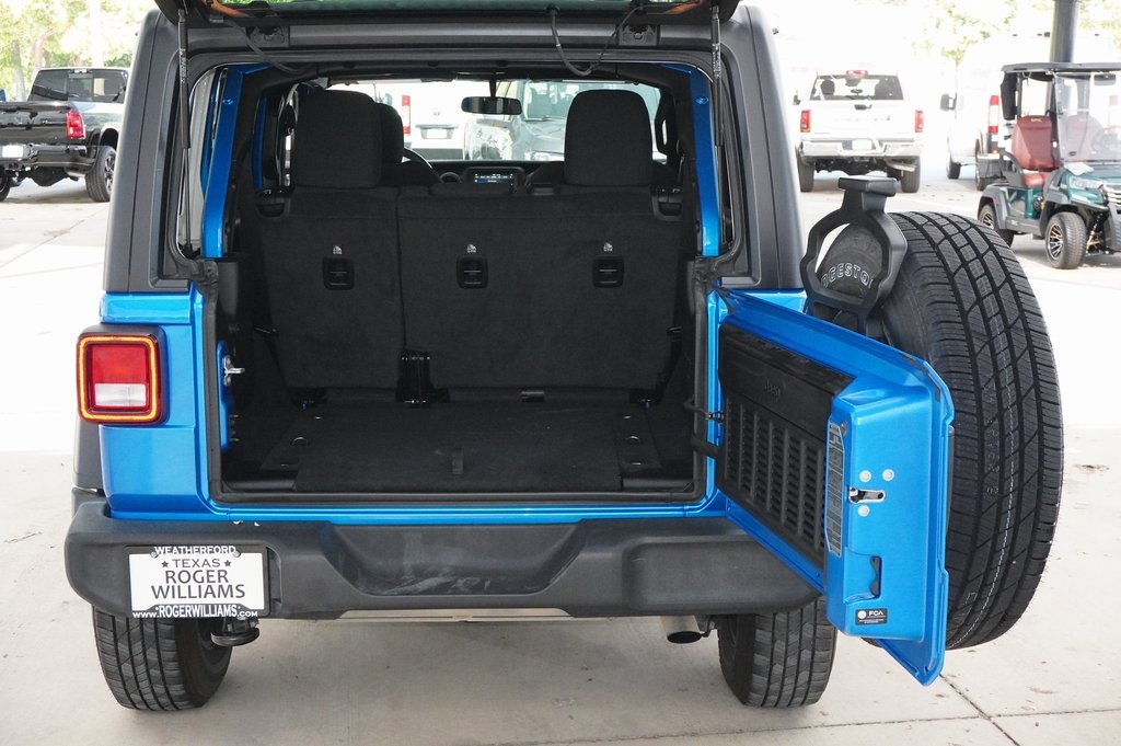 Used Car 2021 Jeep Wrangler  Unlimited Sport S For Sale Under $30,000 In Weatherford, Texas