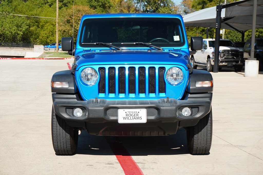 Used Car 2021 Jeep Wrangler  Unlimited Sport S For Sale Under $30,000 In Weatherford, Texas