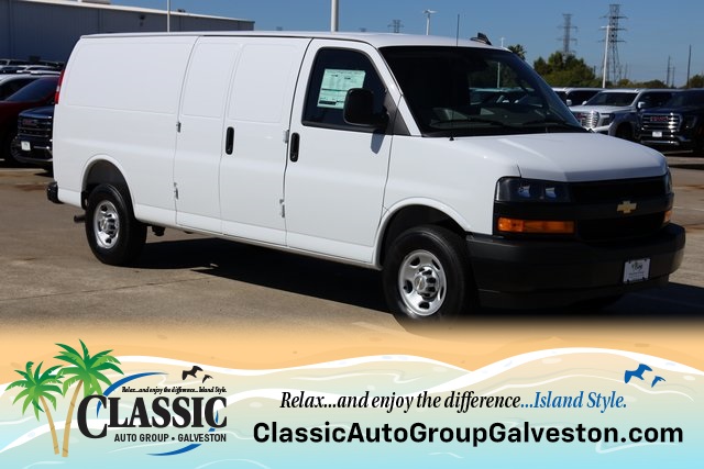 2025 Chevrolet Express 2500 Work Van White at Classic Chevrolet Galveston