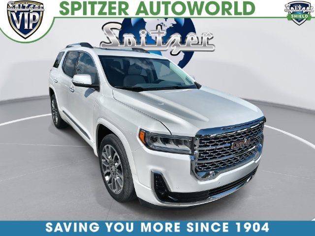 White Frost Tricoat 2021 GMC Acadia SUV / Crossover Four-Wheel Drive 9-Speed Automatic